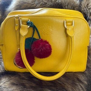 Ralhf Lauren leather yellow